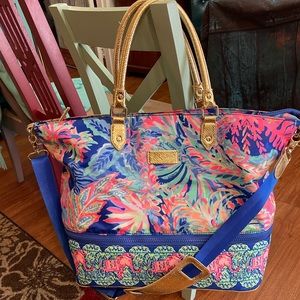 Lily Pulitzer Expandable Weekend Bag